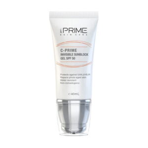 ژل ضد آفتاب بی رنگ پریم SPF 50 مدل C-Prime مناسب برای انواع پوست حجم 40 میلی لیتر